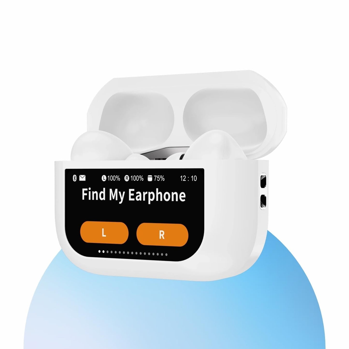 Air Space Screen TWS, ANC (32dB), Smart Touch Display True Wireless Buds