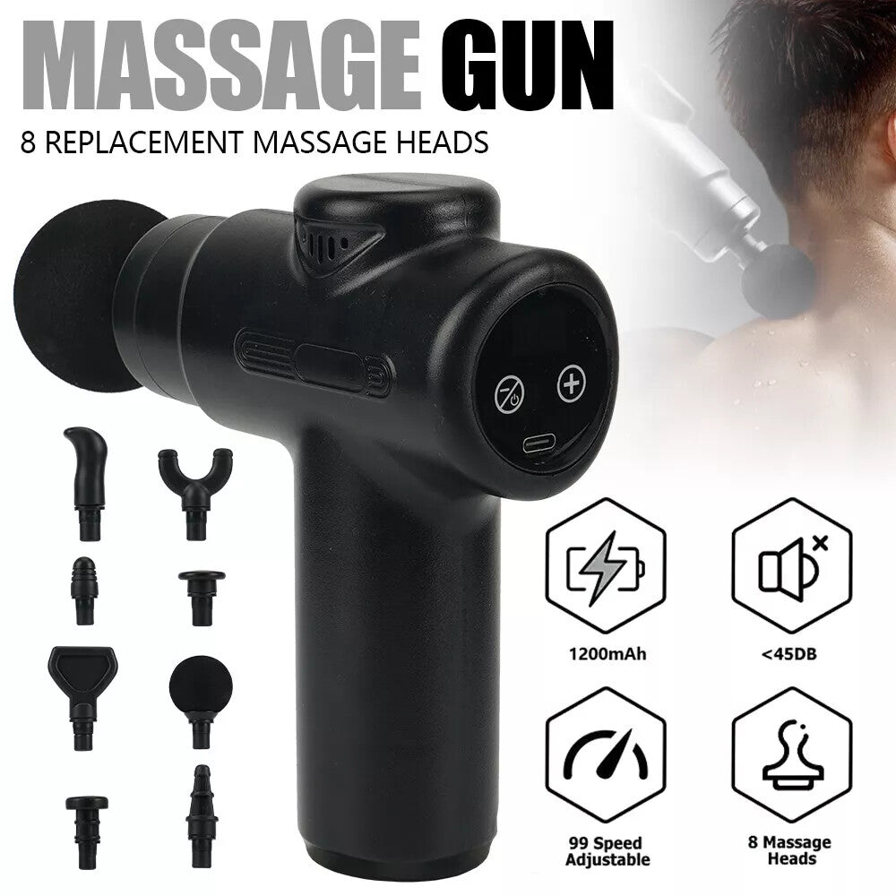 Massage Gun Deep Tissue, MINI Portable Muscle Massage30 Speeds