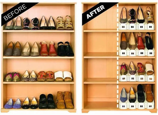 Double Layer Free Standing Shoe Rack
