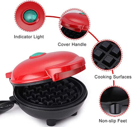 ELECTRIC WAFFLE MAKER, PAN EGGETTE MACHINE BEST FOR BREAKFAST MAKING