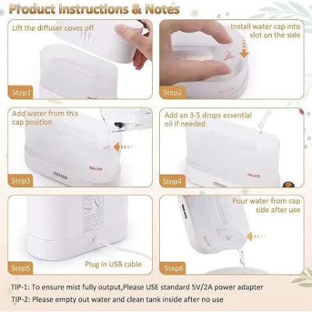 Flame Diffuser, Humidifier