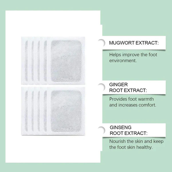 Premium Herbal Detox Foot Pads | Natural Overnight Cleansing & Relaxation | 20 Pads (Buy 1 Get 3 Free)