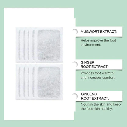 Premium Herbal Detox Foot Pads | Natural Overnight Cleansing & Relaxation | 20 Pads (Buy 1 Get 3 Free)