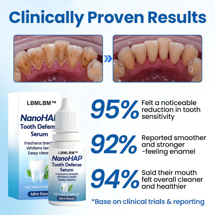 NanoHAP Tooth Defense Serum | Advanced Enamel Care, Fresh Breath & Daily Oral Protection | Buy 1 Get 1 Free