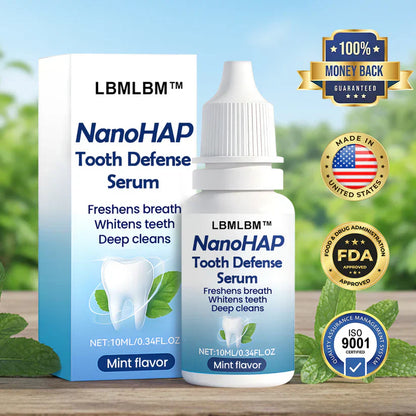 NanoHAP Tooth Defense Serum | Advanced Enamel Care, Fresh Breath & Daily Oral Protection | Buy 1 Get 1 Free