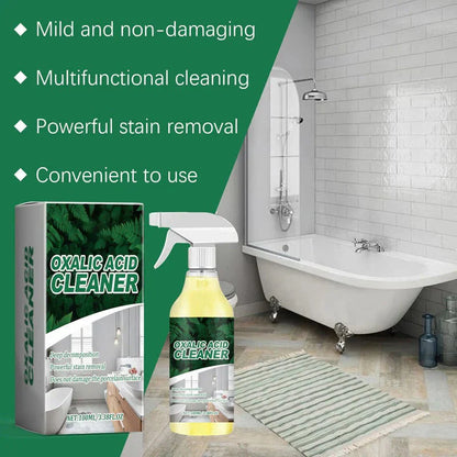 Oxalic Acid Cleaner Spray | Rust, Scale & Hard Water Stain Remover | Multi-Surface Cleaning Solution | Buy 1 Get 1 Free