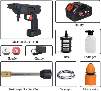 Portable Cordless High Pressure Spray Water Gun