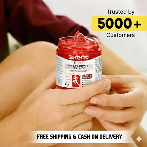 Japanese Red Herbal Massage Gel | Refreshing Comfort for Active Lifestyles | Pack of 2