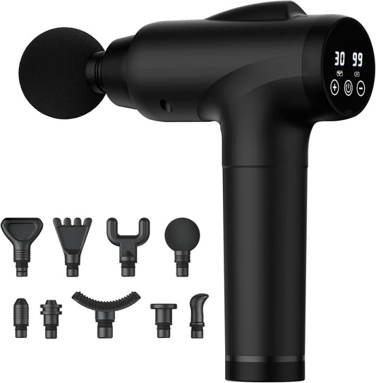 Massage Gun Deep Tissue, MINI Portable Muscle Massage30 Speeds