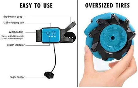 Gesture Sensing RC Stunt Car With Light & Music